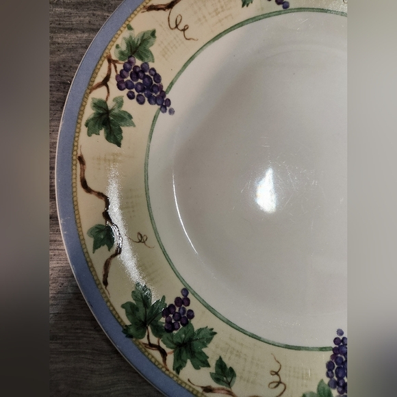 Vintage Pfaltzgraff Merlot Dinner Plate 10.5" EUC Grapes - Picture 6 of 6